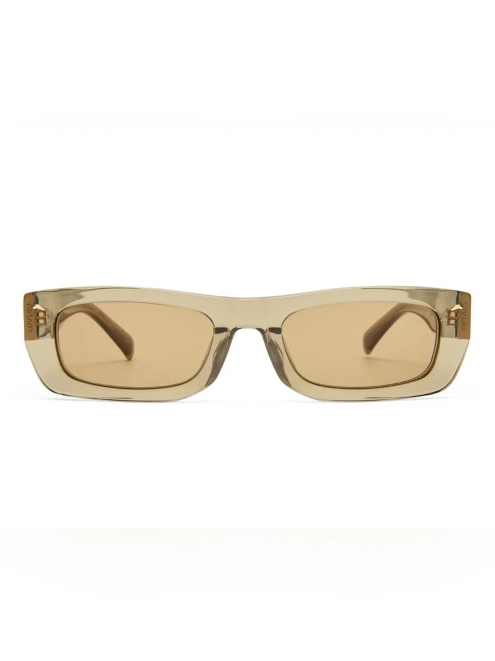 Luv Lou the Tommy Khaki Crystal Glasses